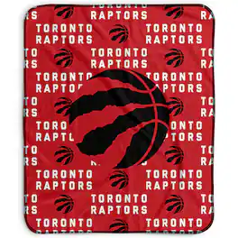 Pegasus - Toronto Raptors 50" x 60" Repeat Wordmark Fleece Blanket - Multicolor