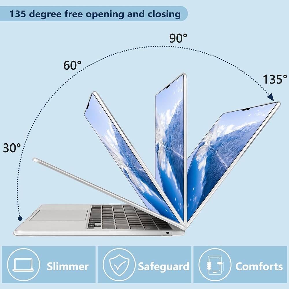 135 degree free opening and closing

30° 60° 90° 135°

Slimmer Safeguard Comforts