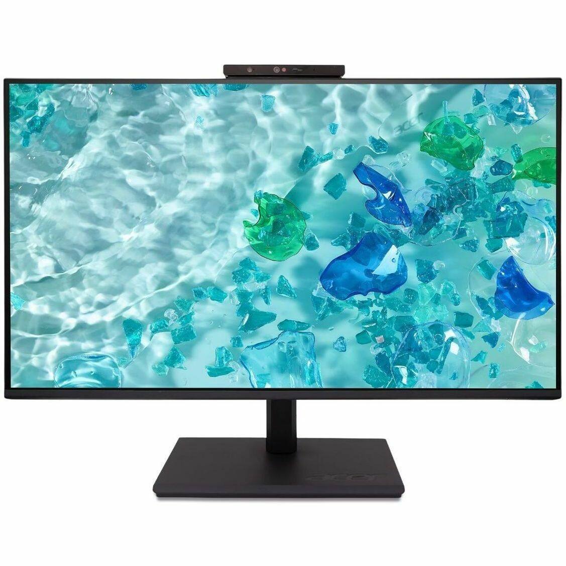 Alt View 4. Acer - Acer Vero B277 D6 27" Class Webcam LCD Monitor - 16:9 - Black - 27" Viewable - 4 ms - Speakers - HDMI - VGA - Black.
