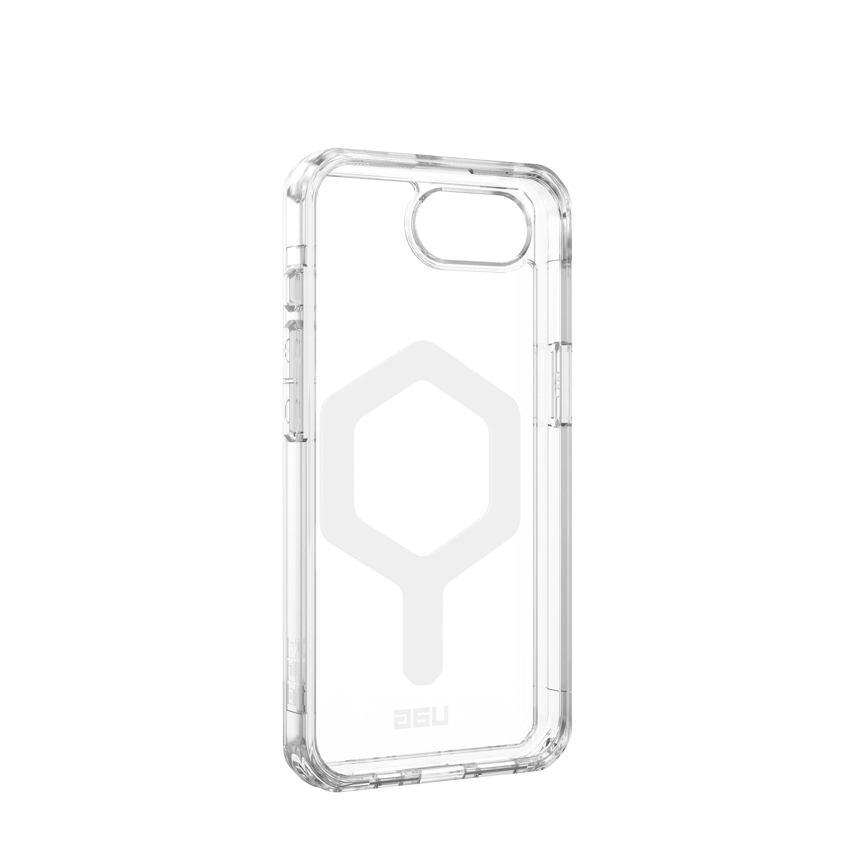 Alt View 3. UAG - Plyo Case with Magsafe for Apple iPhone 16e - Ice/White.