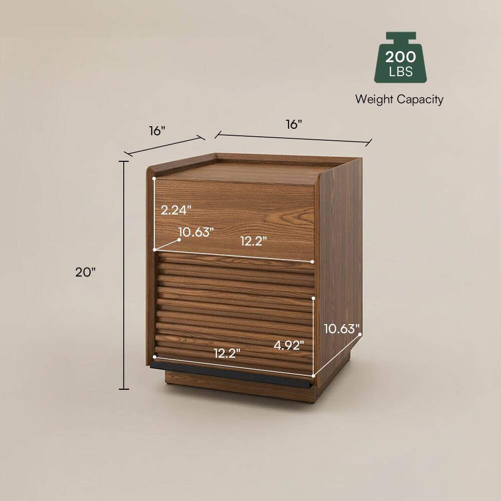 200 LBS Weight Capacity  
16" x 16"  
2.24" x 10.63" x 12.2"  
20" x 12.2" x 10.63"  
4.92"