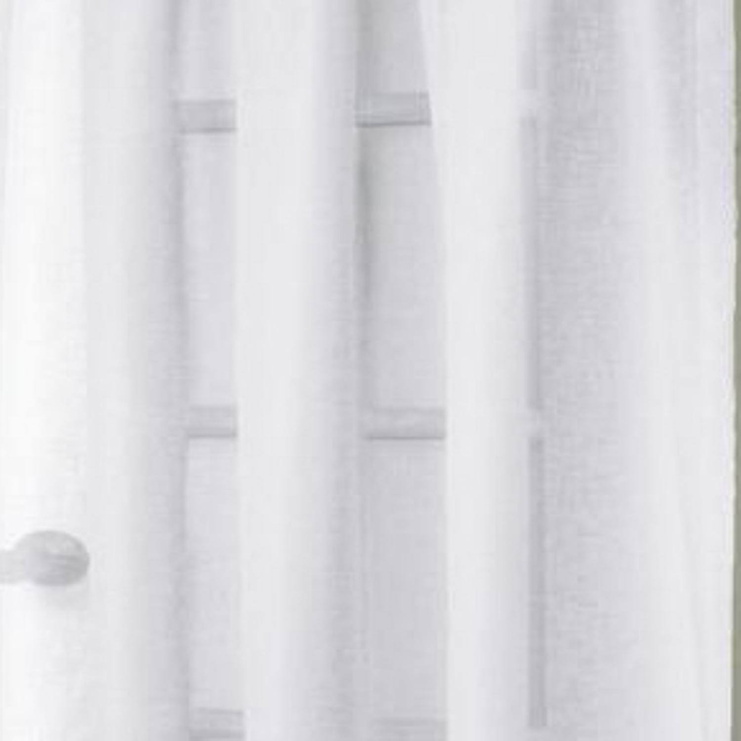 Left. Commonwealth Home Fashions - Commonwealth Cote d'Azur/Cote d'Azure Rod Pocket Dressing Window Curtain Panel - 56x84" White - White.