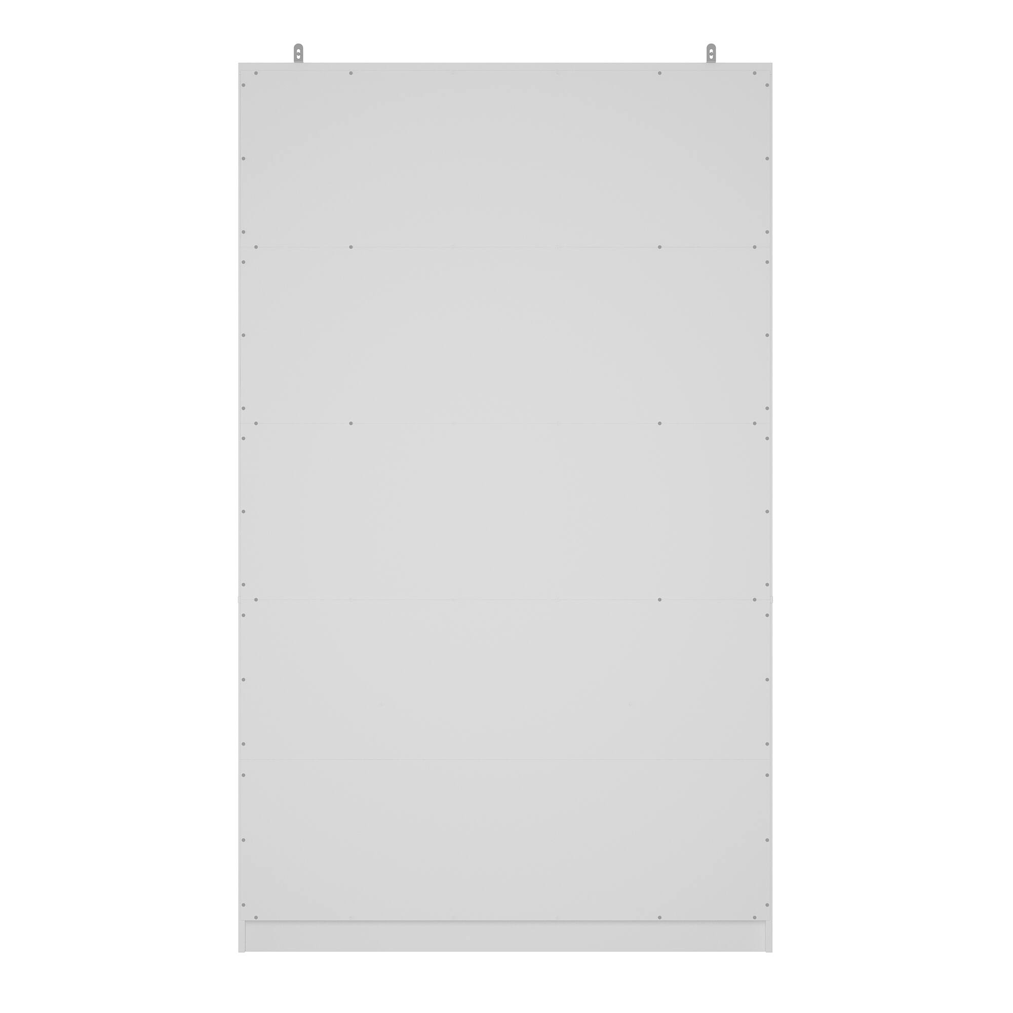 Back. FUFU & GAGA - FUFU&GAGA Tempered Glass - Door Buffet Cabinet: Silent Slides for Dining Room Storage Pantry - White.