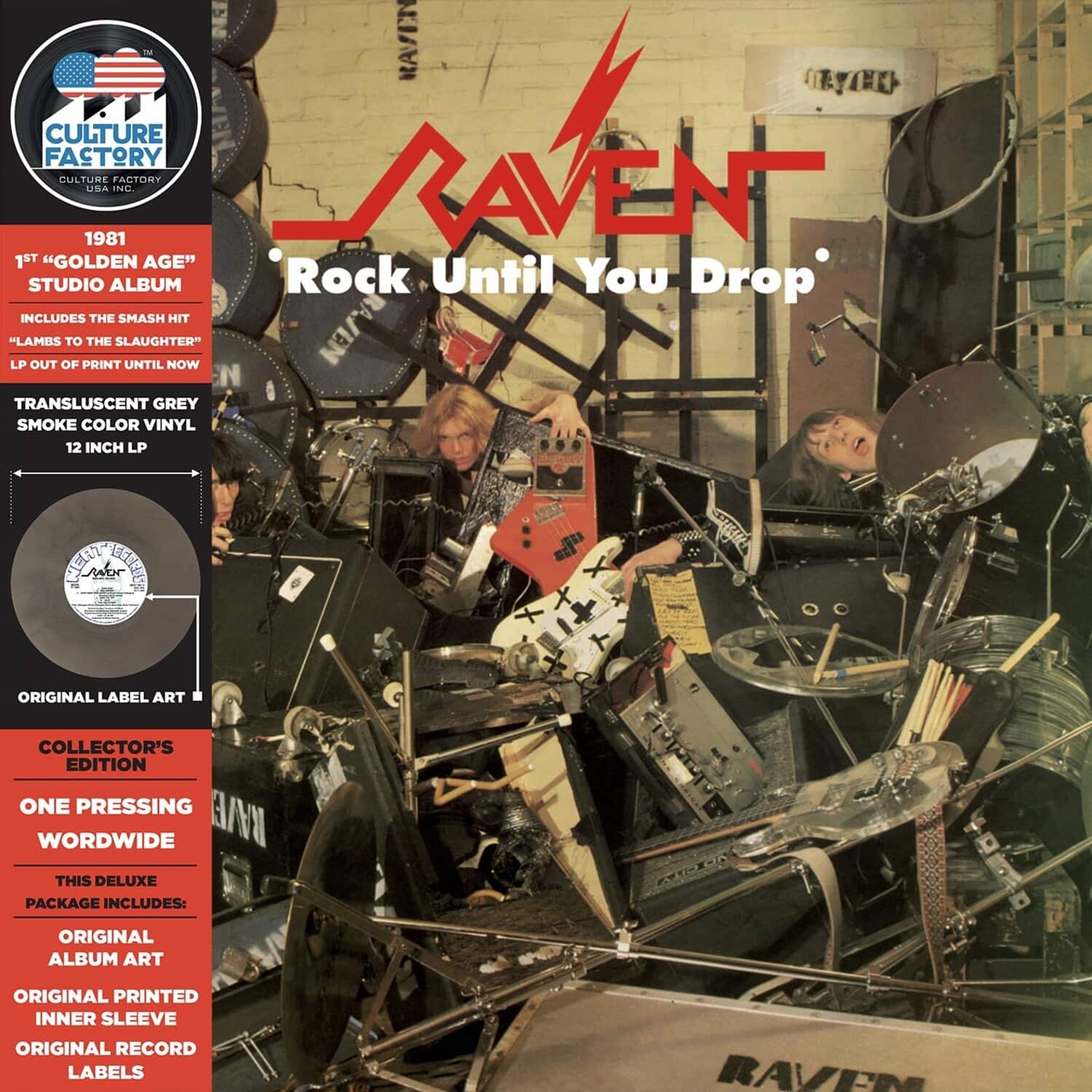 Raven - Rock Until You Drop  - VINYL LP