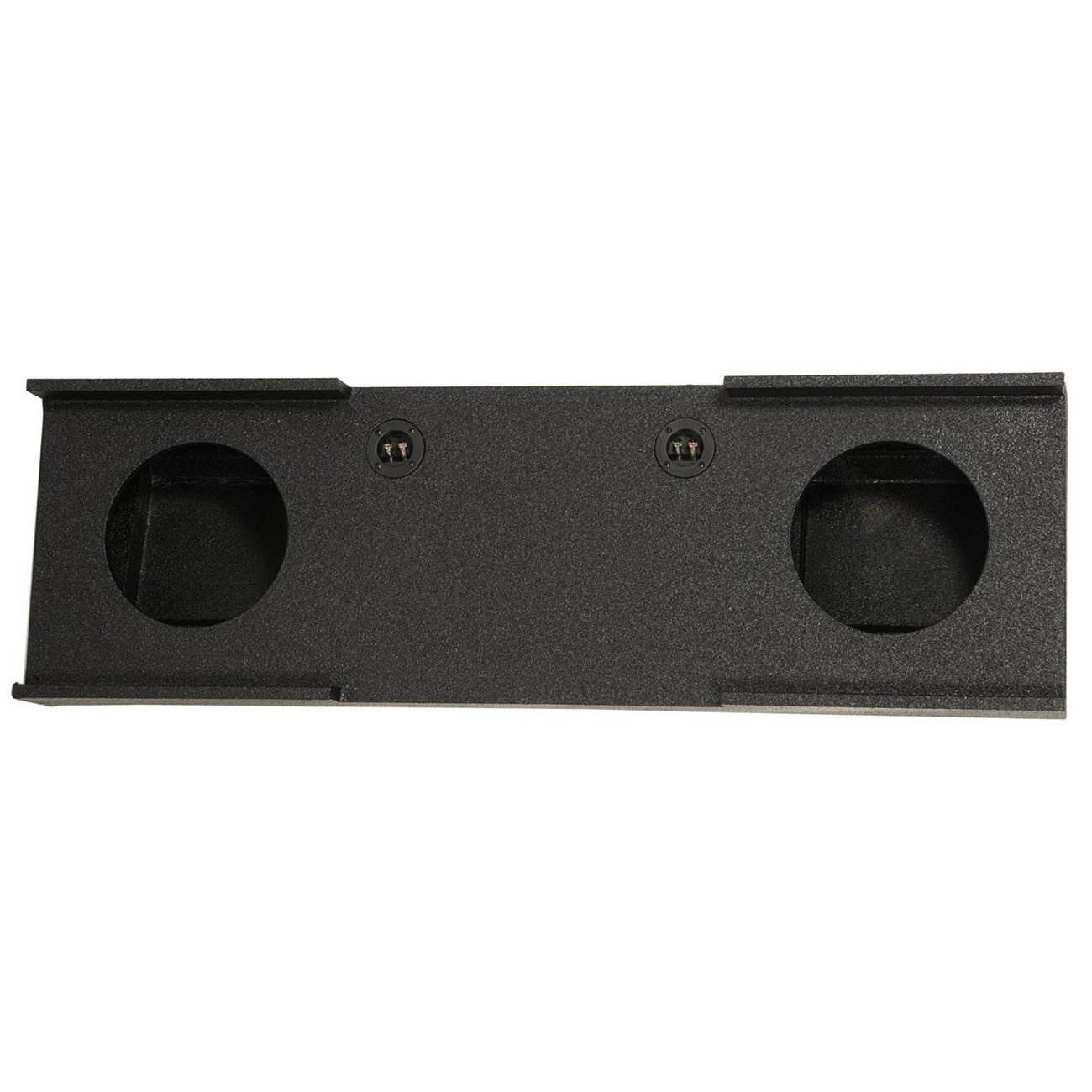 Alt View 4. QPower - QPower Dual 10" Sub Box - Chevy Silverado Crew Cab & GMC Sierra Crew Cab 07-13 - Black.