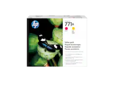 Sure, here is the corrected and grouped text:
---
**hp DesignJet 771A**
**Value-pack**
Paquet économique
Paquete económico
Pacote econômico
- 2 x 775 ml HP Original Ink Cartridges and 1 HP Printhead
- 2 cartouches d'encre HP Originaux, 775 ml et 1 tête d'impression HP
- 2 cartuchos de tinta HP originales de 775 ml y 1 cabezal de impresión HP
- 2 cartuchos de tinta original HP de 775 ml e 1 cabeote de impressão HP
---
**Magenta**
**Yellow**
**Amarillo**
**Amarelo**
**Amarillo**
**Amarelo**
---
**hp**
**DesignJet 771A**
**Value-pack**
**Paquet économique**
**Paquete económico**
**Pacote econômico**
**Cartouches and**
**Carrtridges and**
**Cartridges and**
**Cartuchos de tinta**
**Cartuchos de tinta**