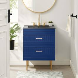 Daybreak Bathroom Vanity Basin Included by Modway - Blue Black