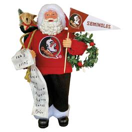 Santa's Workshop - Florida State Seminoles 12" Proud Santa - Garnet