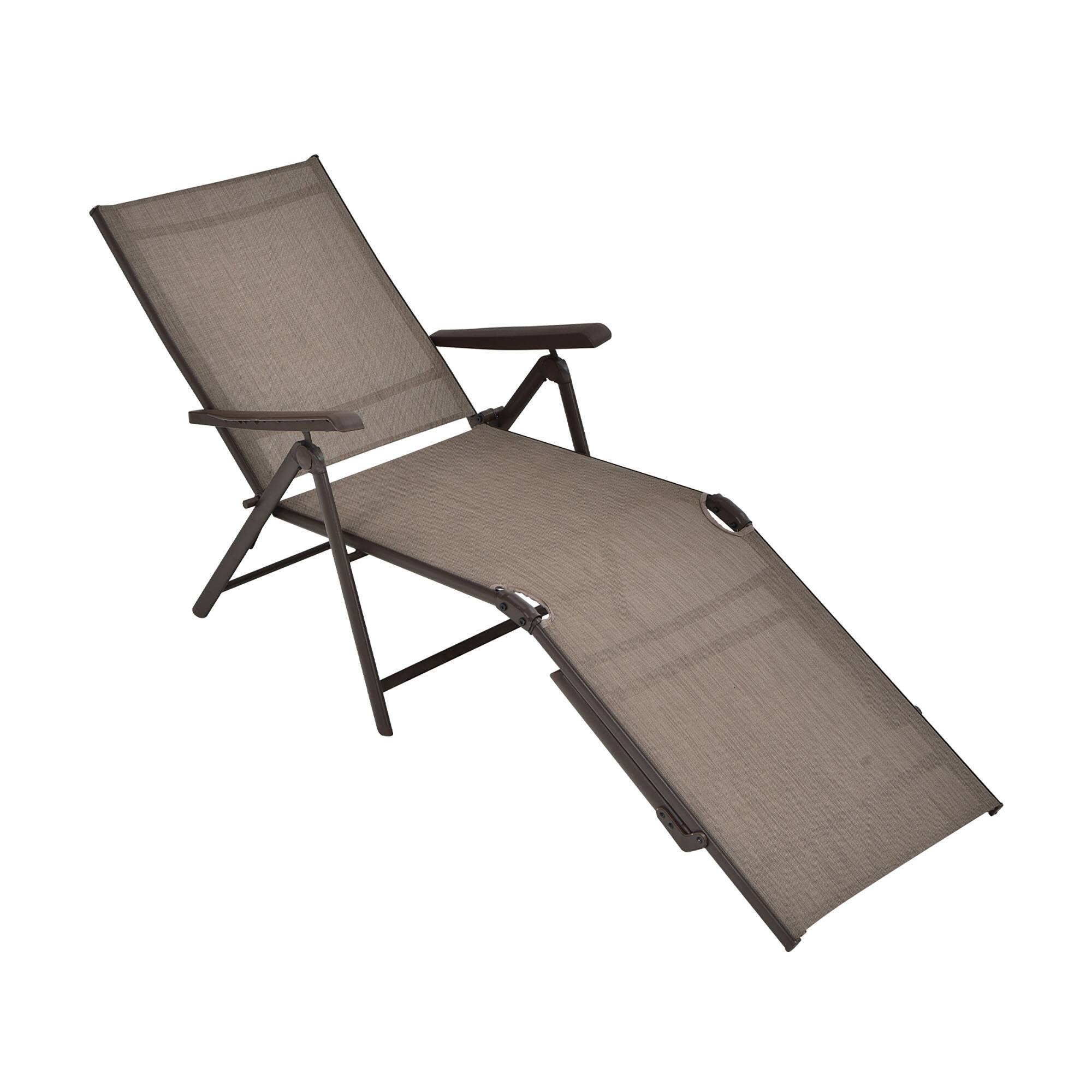 Alt View 9. Gymax - Gymax Set of 2 Outdoor Adjustable Chaise Lounge Chair Patio Folding Recliner Lounge Brown - Brown.