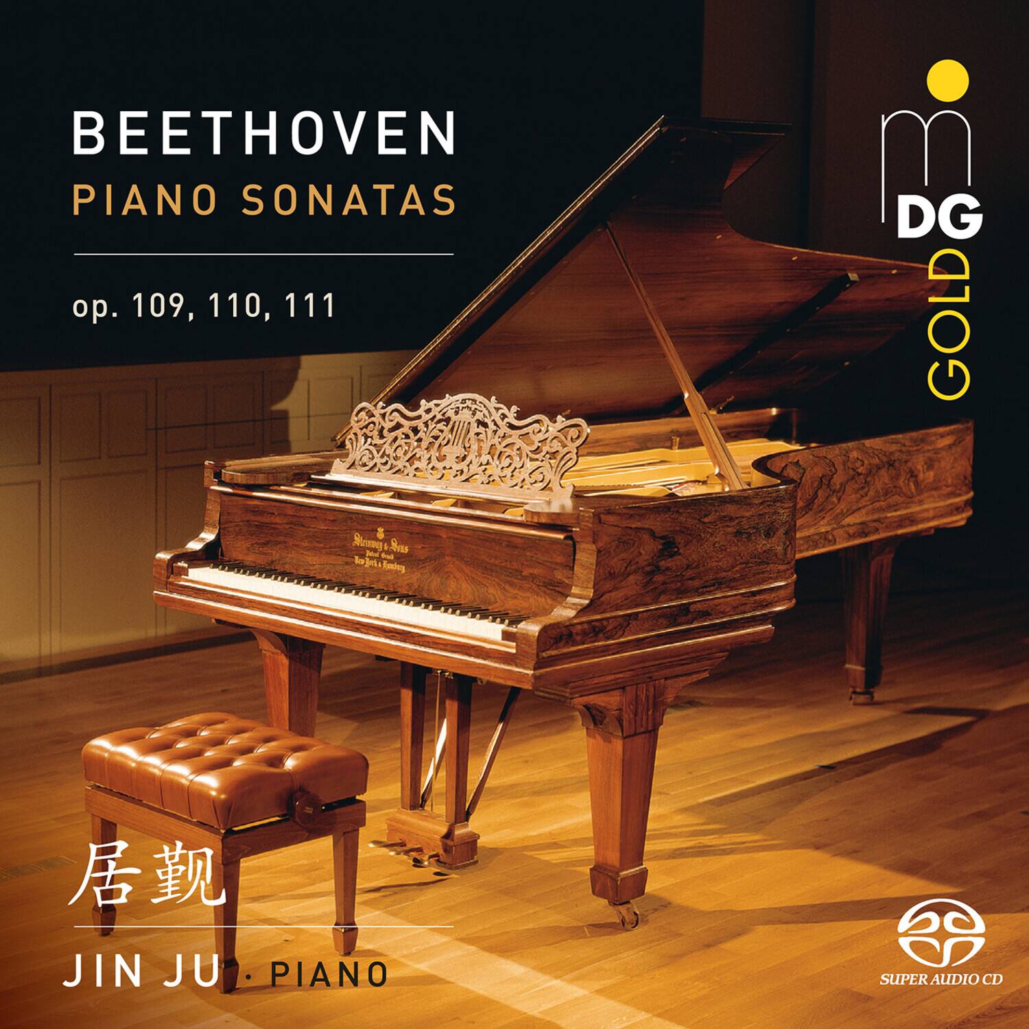 BEETHOVEN  
PIANO SONATAS  
op. 109, 110, 111  

JIN JU  
PIANO  

DG GOLD  

SUPER AUDIO CD