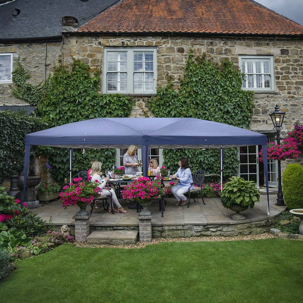 Alt View 7. Resenkos - Resenkos Outdoor Camping Tent with Enhanced Waterproofing, Portable Folding Structure, Shelter With Carry Bag, Blue - Blue.