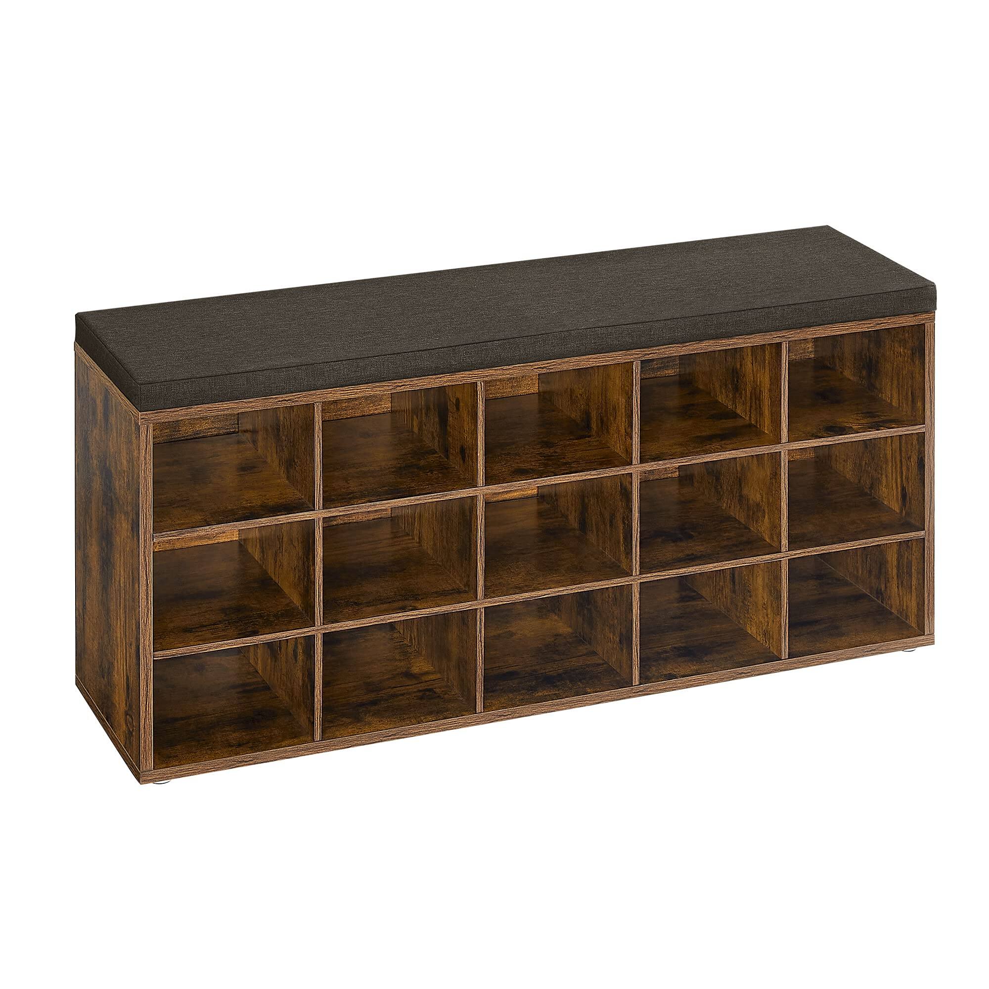 Rustic Brown + Chestnut Brown 15 cubbies