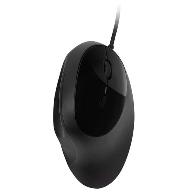 Kensington - Pro Fit Ergo Wired Mouse - Cable - USB - 3200 dpi - 5 Button(s) - Wired - Black