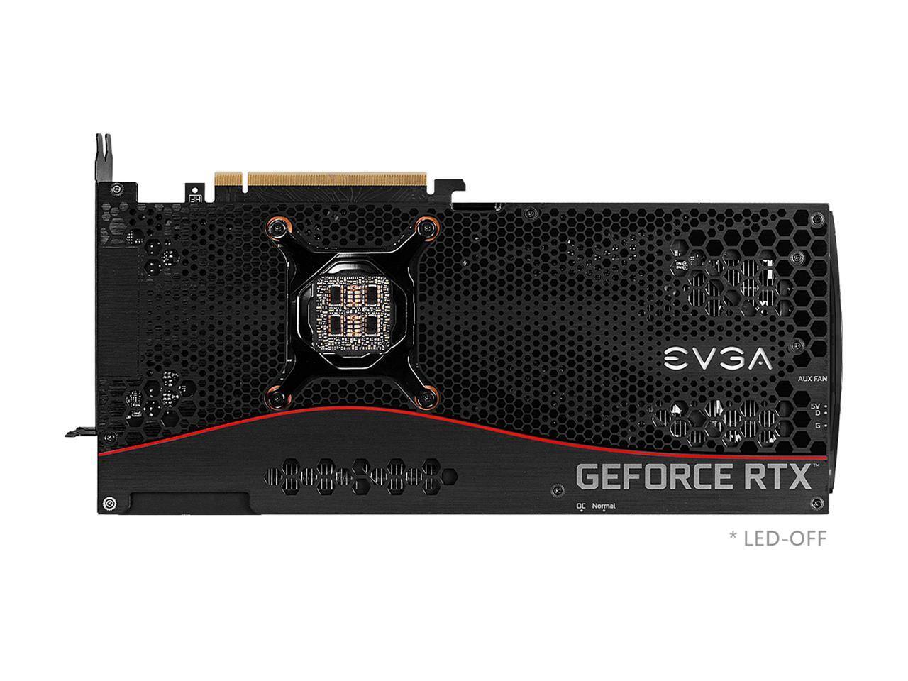 HHF L0E 0.0 EVGA AUX FAN SV D G VI TM GEFORCE RTX DC Normal * LED-OFF
