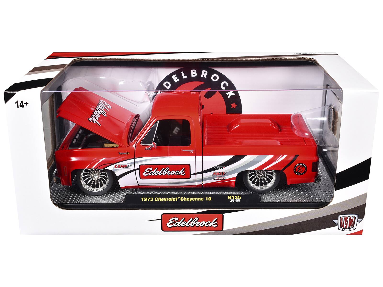 14+ Edebrock DELBROCK E is I COM S Edelbrock LteT FAST Pasr SE 1973 Chevrolet Cheyenne 10 R135 25-08 Edelbrock M2 COOnICo