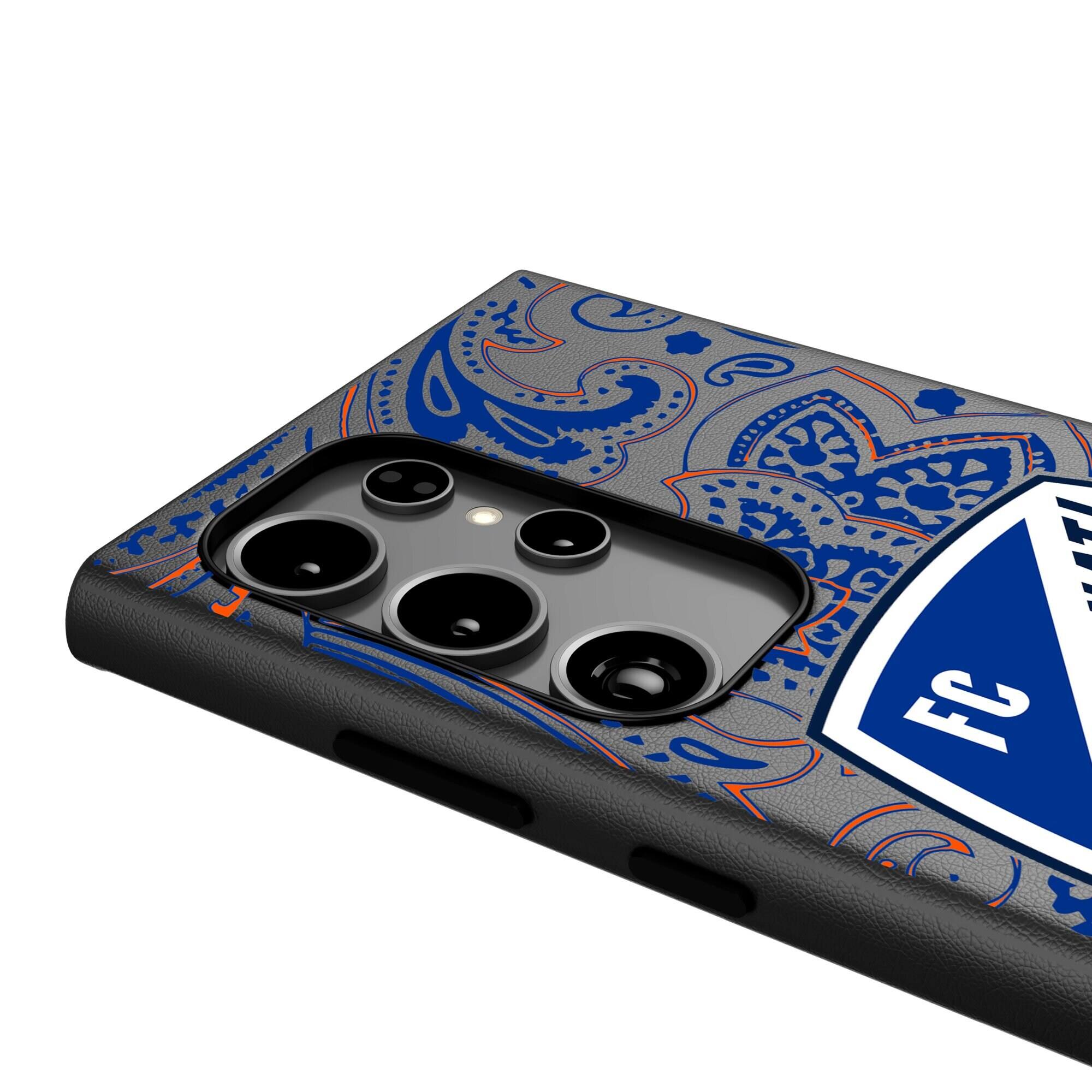 Alt View 3. Keyscaper - Black FC Cincinnati Galaxy Magnetic Bump Case - S24 Ultra - Black.