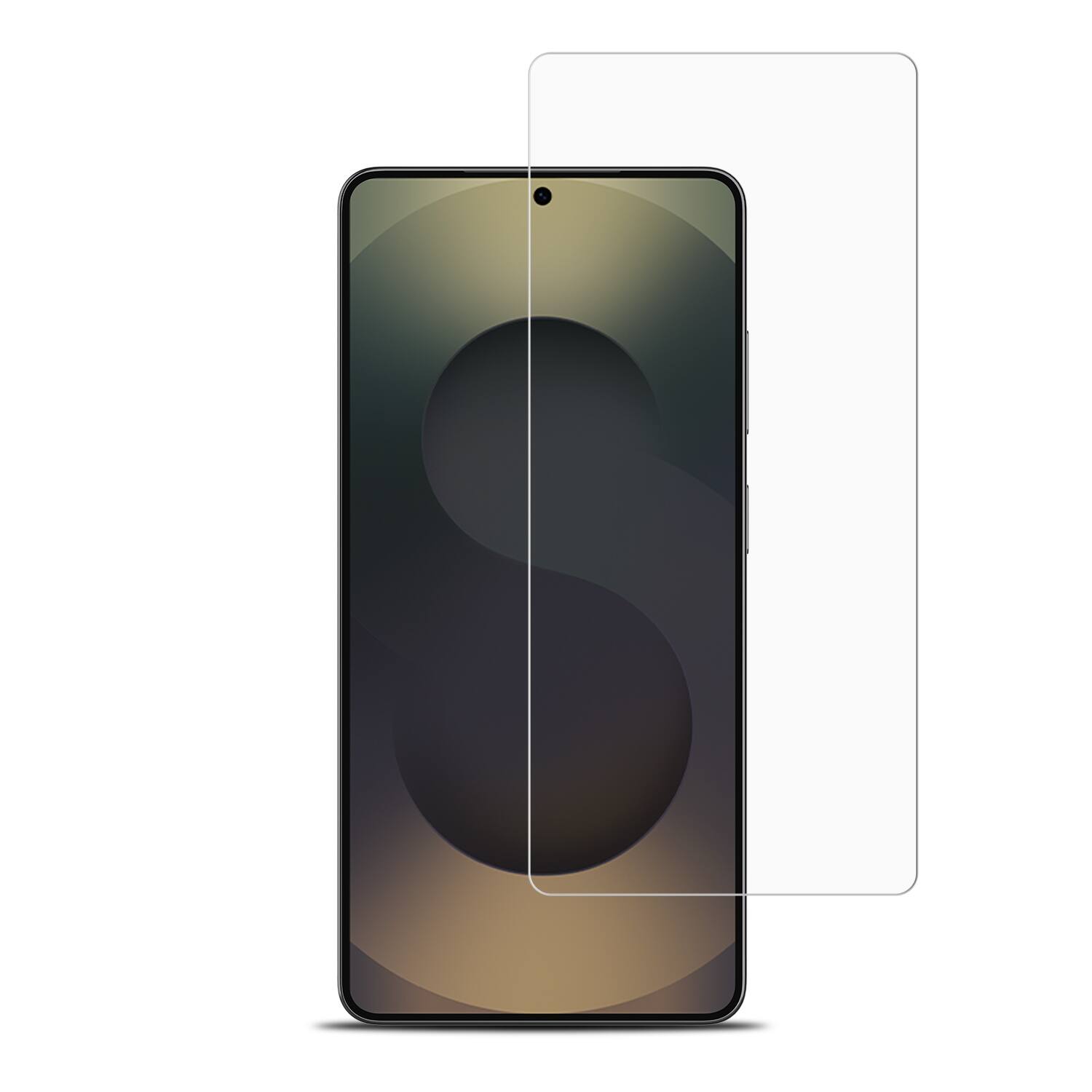Front. Echelon - echelon Tempered Glass Screen Protector (2.5D) for Samsung Galaxy S26 Ultra - Clear - Clear.