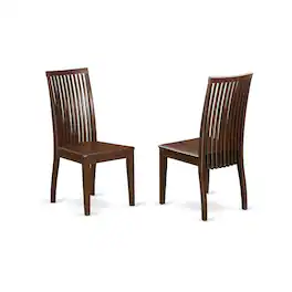 East West Furniture - Dining Room Set Mahogany - Brown