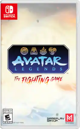 NINTENDO SWITCH AVATAR LEGENDS TM THE FIGHTING GAME EVERYONE 10+ ENFANTS et ADULTES 1H4 10+ ESRB ART NOT FINAL O GR GAMEPLAY UP RY M PM STUDIOS - E10+ (Everyone 10+)