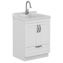 Maile All-In-One 24-inch Laundry Utility Sink and Cabinet