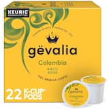 Gevalia - Colombian Coffee Keurig K-Cup Pods, Medium Roast, 22/Box (5304)