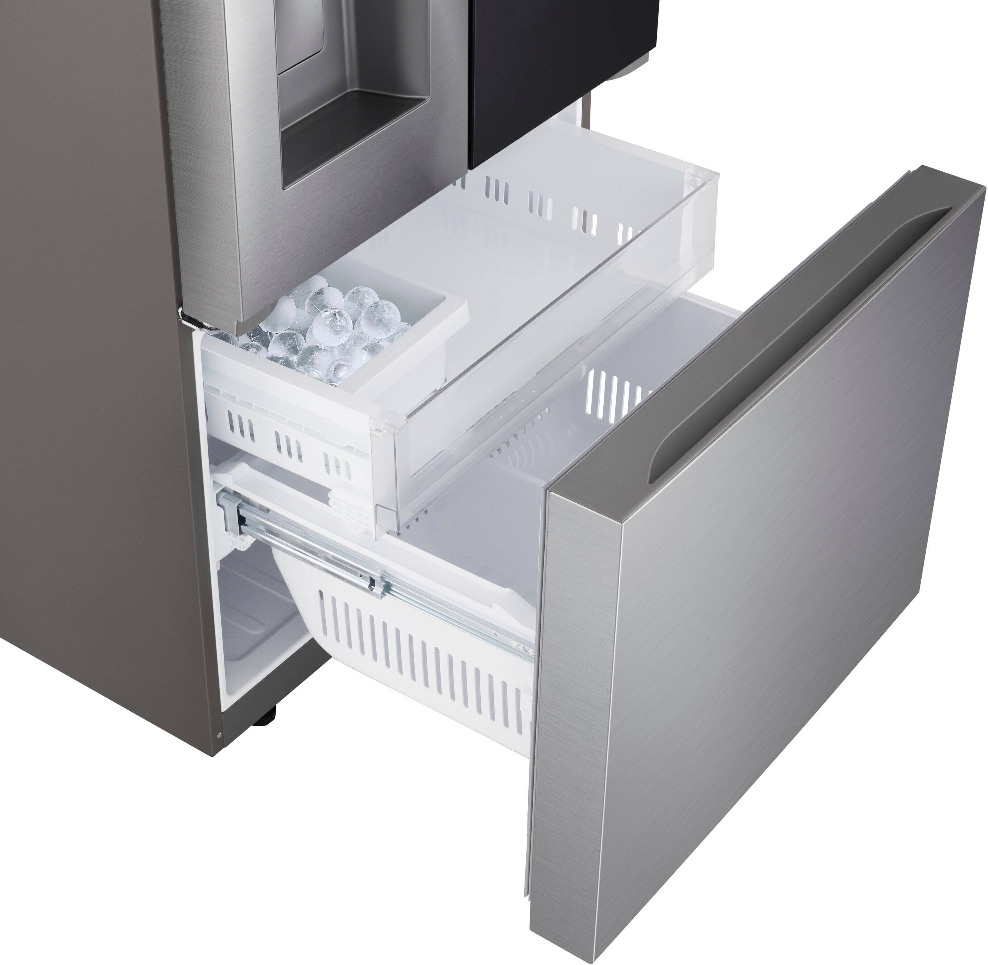 Alt View 18. LG - 24.5 Cu. Ft. French Door Standard-Depth MAX Smart Refrigerator with Dual Ice Maker with Craft Ice - PrintProof Stainless Steel.