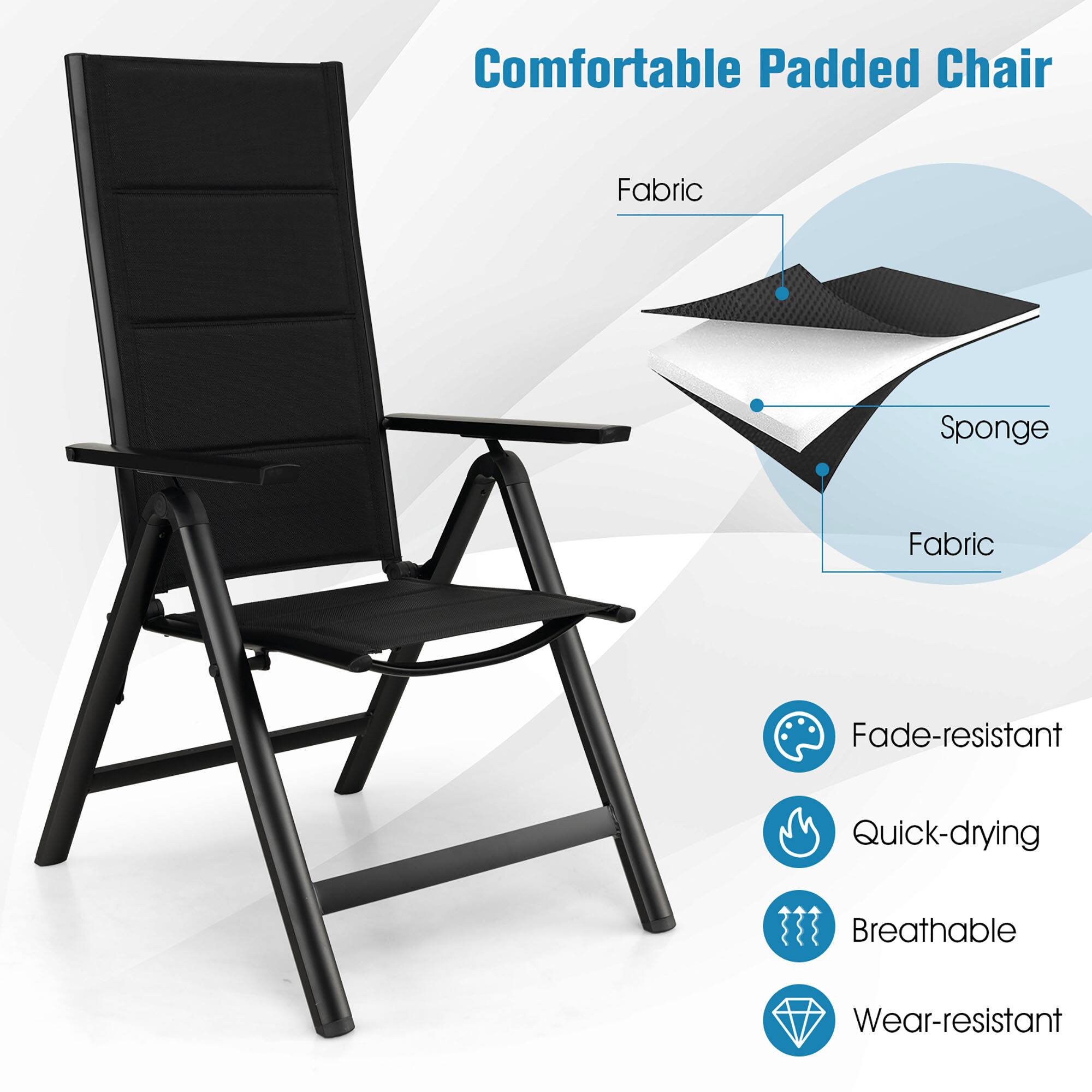 Comfortable Padded Chair

Fabric
Sponge
Fabric

Fade-resistant
Quick-drying
Breathable
Wear-resistant