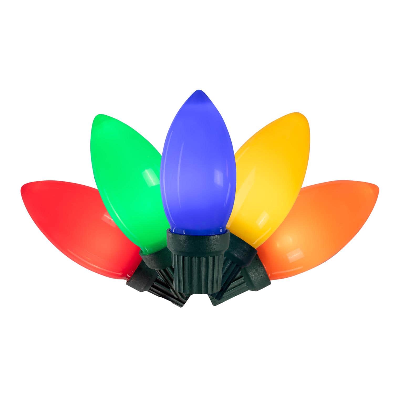 Celebrations - Classic LED C9 Multicolored 25 ct String Christmas Lights 16 ft.