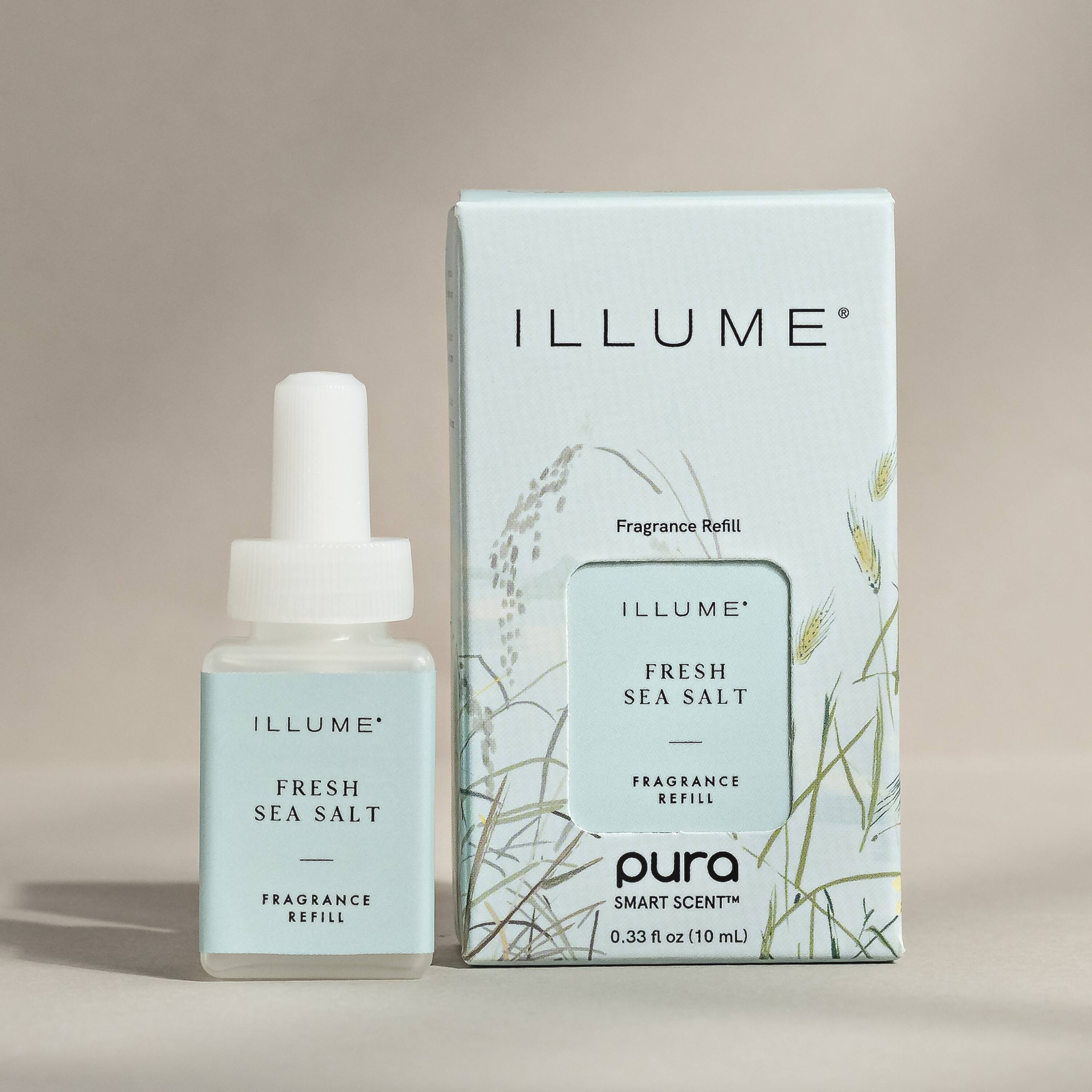 ILLUME Fragrance Refill  
ILLUME  
FRESH SEA SALT  
FRAGRANCE REFILL  
pura SMART SCENT  
0.33 fl oz (10 mL)