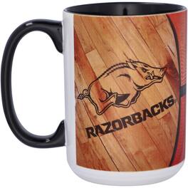 Indigo Falls - Arkansas Razorbacks 15oz. Basketball Mug - Multicolor