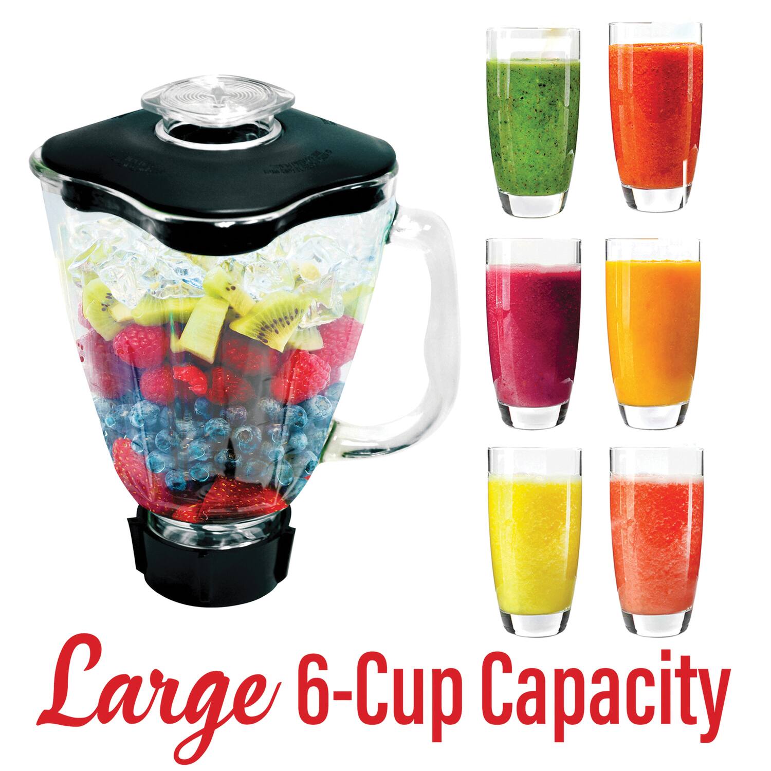 Large 6-Cup Capacity