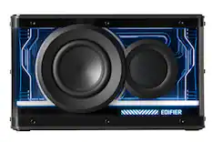 Front. Edifier - QD25 Portable Bluetooth Speaker - Black.