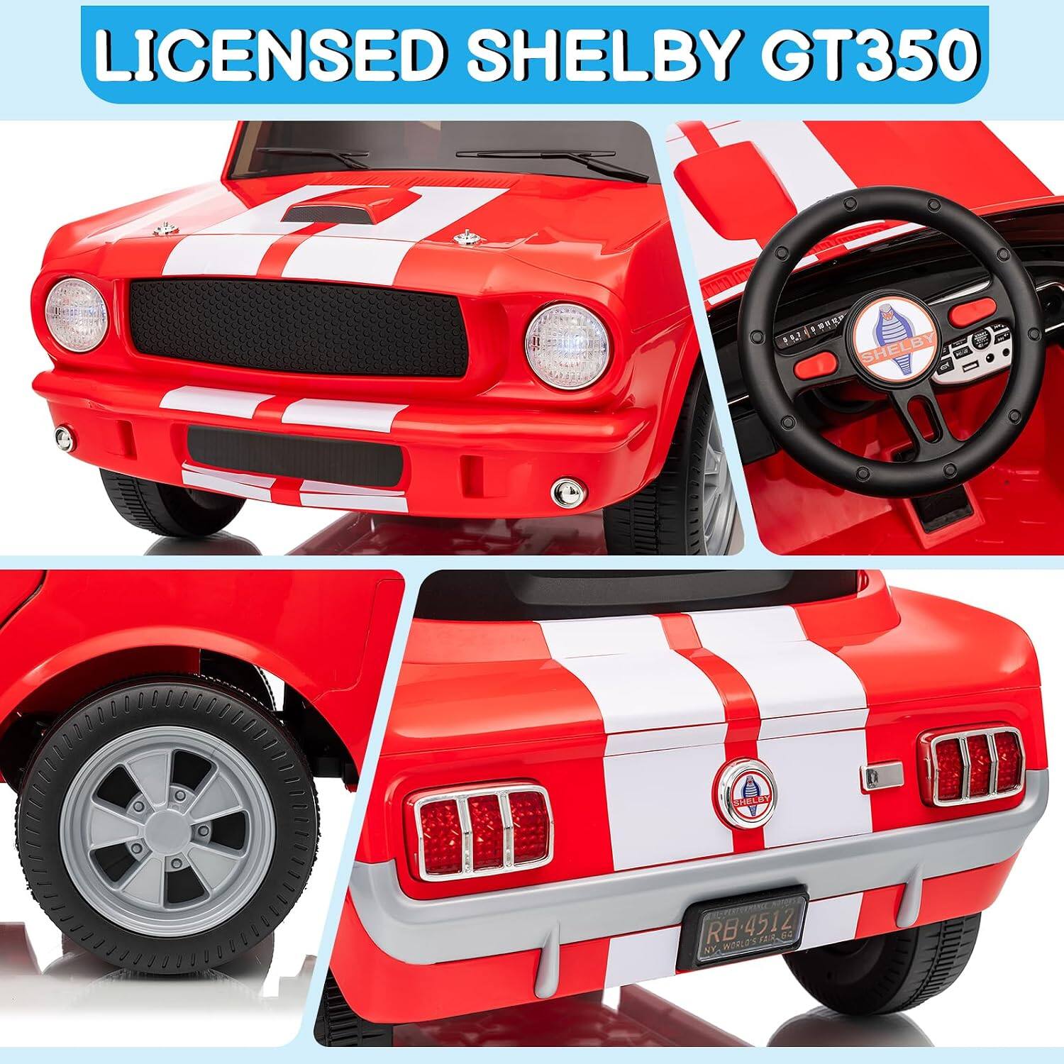 LICENSED SHELBY GT350

SHELBY

RB 4512 25 NY, WORLDS