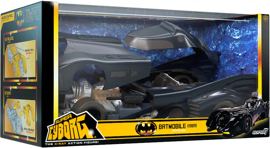 Cyborg Height Super7 Batman Super Cyborg Batmobile (1989) (Full Color) COLLECTIBLES ...