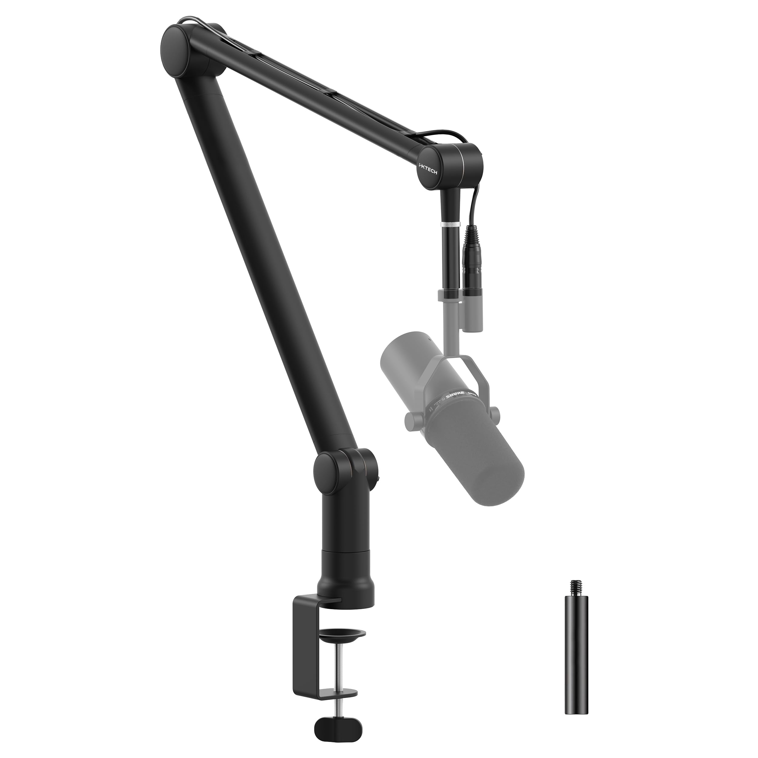 Dazzling Pops Boom Arm Adjustable 360 Rotatable Microphone Sturdy ...