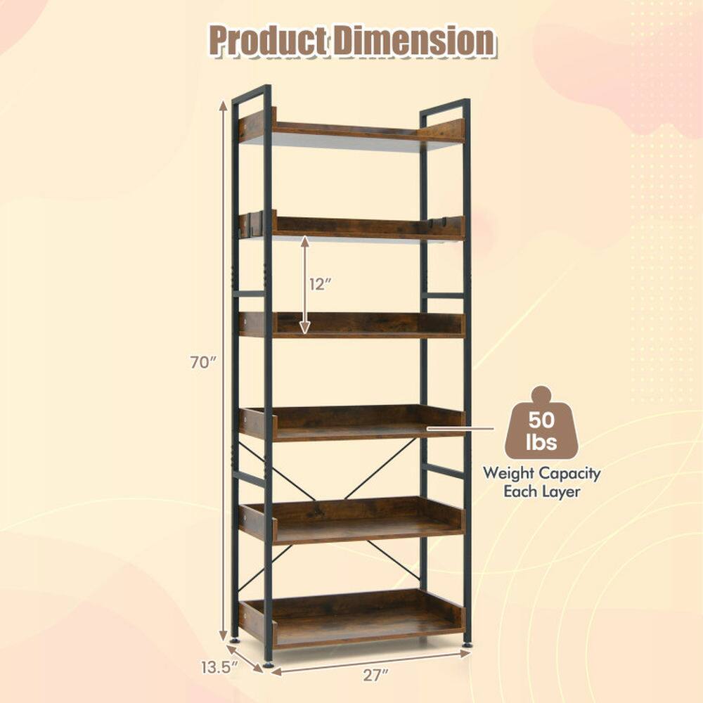 Product Dimension:  
- Height: 70"  
- Depth: 13.5"  
- Width: 27"  

Weight Capacity: 50 lbs per layer