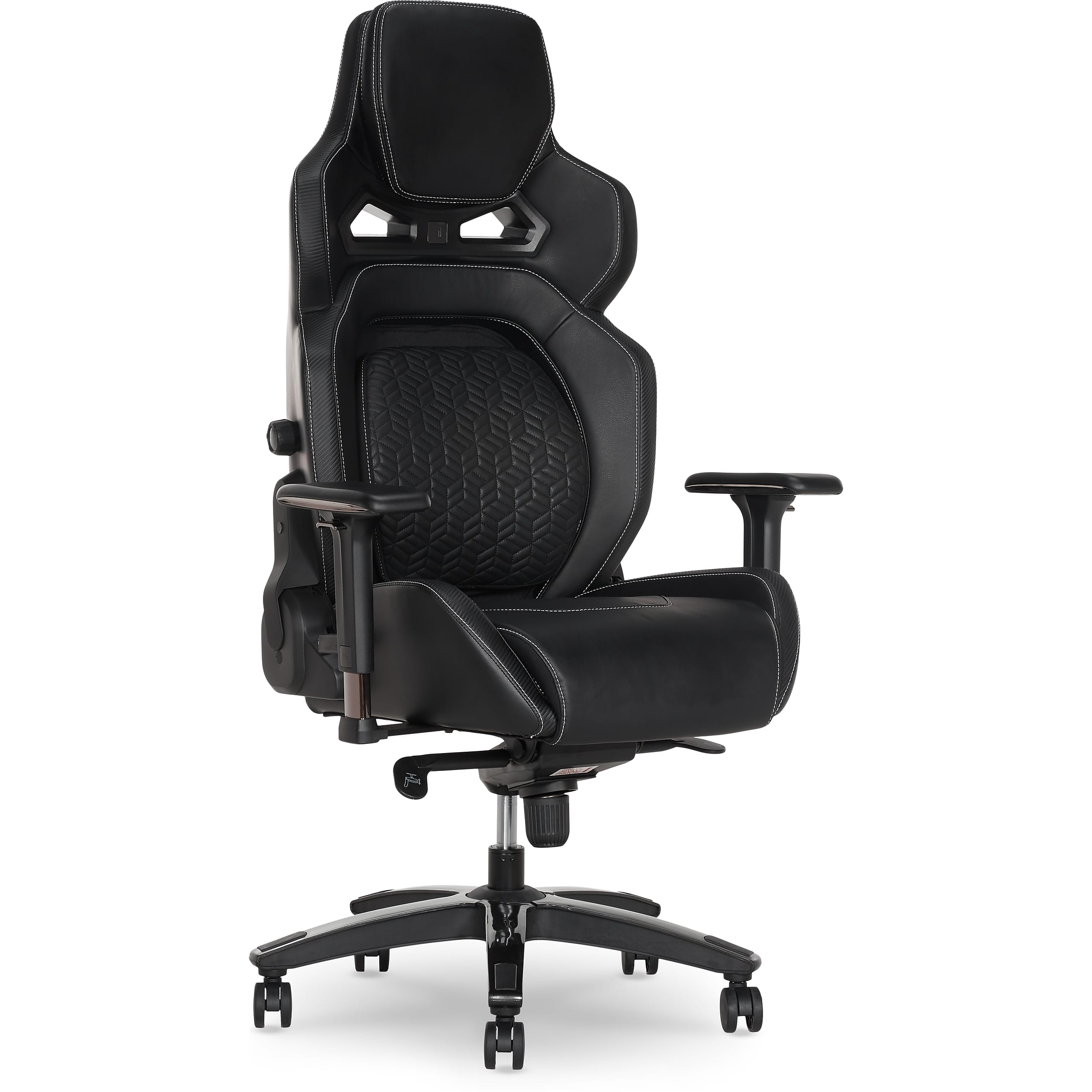 Sharper Image - SGX300 Ergonomic Racing Gaming Chair - Black