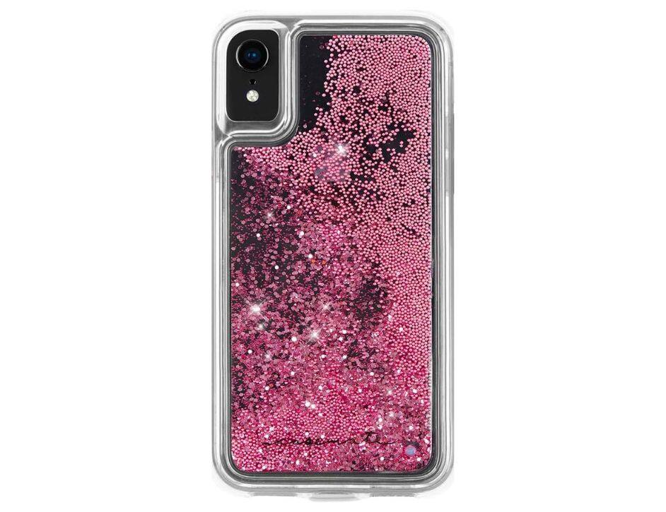 Front. Case-Mate - Case-Mate iPhone XR Case | Waterfall Rose Gold - Rose Gold.