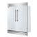 Angle. Forno Appliances - 60 in. Wide Maderno 27.2 Cu. Ft. Built-In Side-by-Side Convertible Refrigerator/Freezer with Decorative Grill - White.