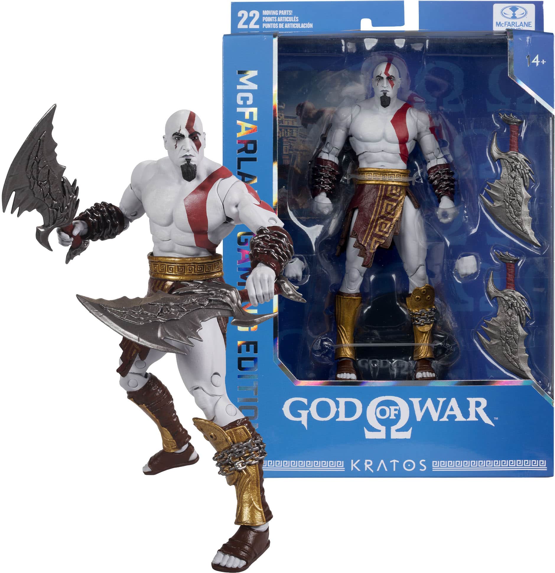 McFarlane Toys - God of War Kratos 7.2" Action Figure - McFarlane Gaming Edition