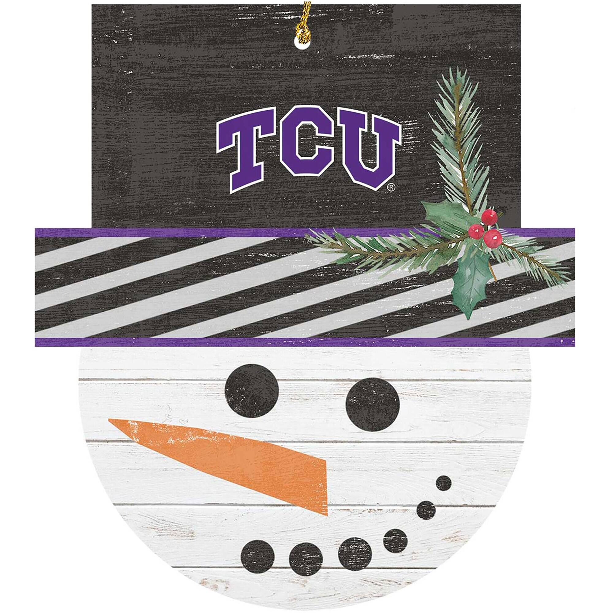 Alt View 3. Jardine - TCU Horned Frogs Ornament Bundle - White.