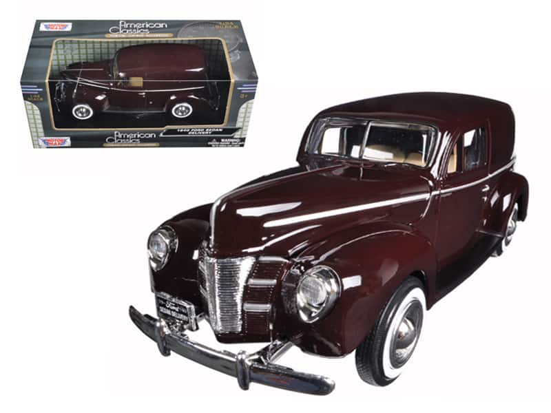 1940 Ford Sedan Delivery Brown 1/24 Diecast Model Car by Motormax price history on PriceWatchPro