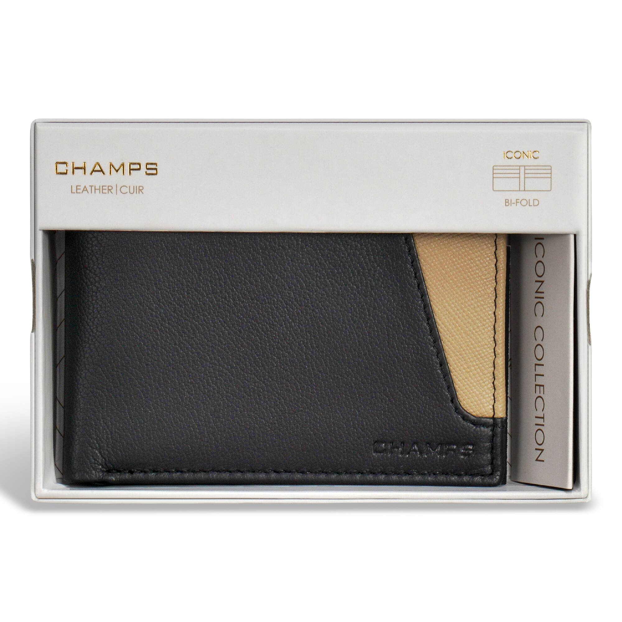 CHAMPS  
LEATHER | CUIR  

ICONIC  
BI-FOLD  

ICONIC COLLECTION