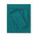 Back. Sweet Home Collection - All Season Reversible Bed-in-A-Bag Solid Color Comforter & Sheet Set, Queen - Teal.