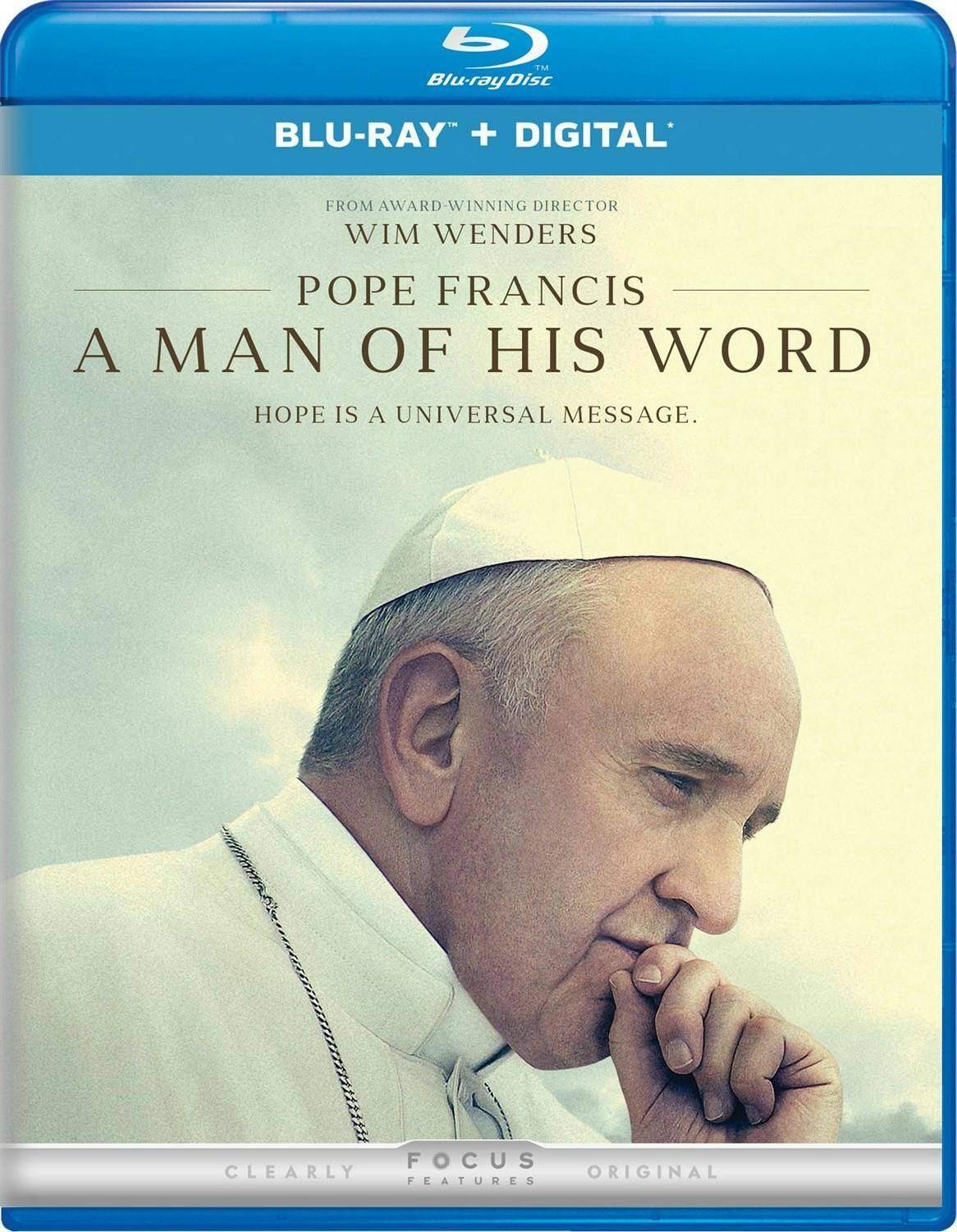 Front. Pope Francis - A Man of His Word (Blu-ray + Digital HD) [Blu-ray].