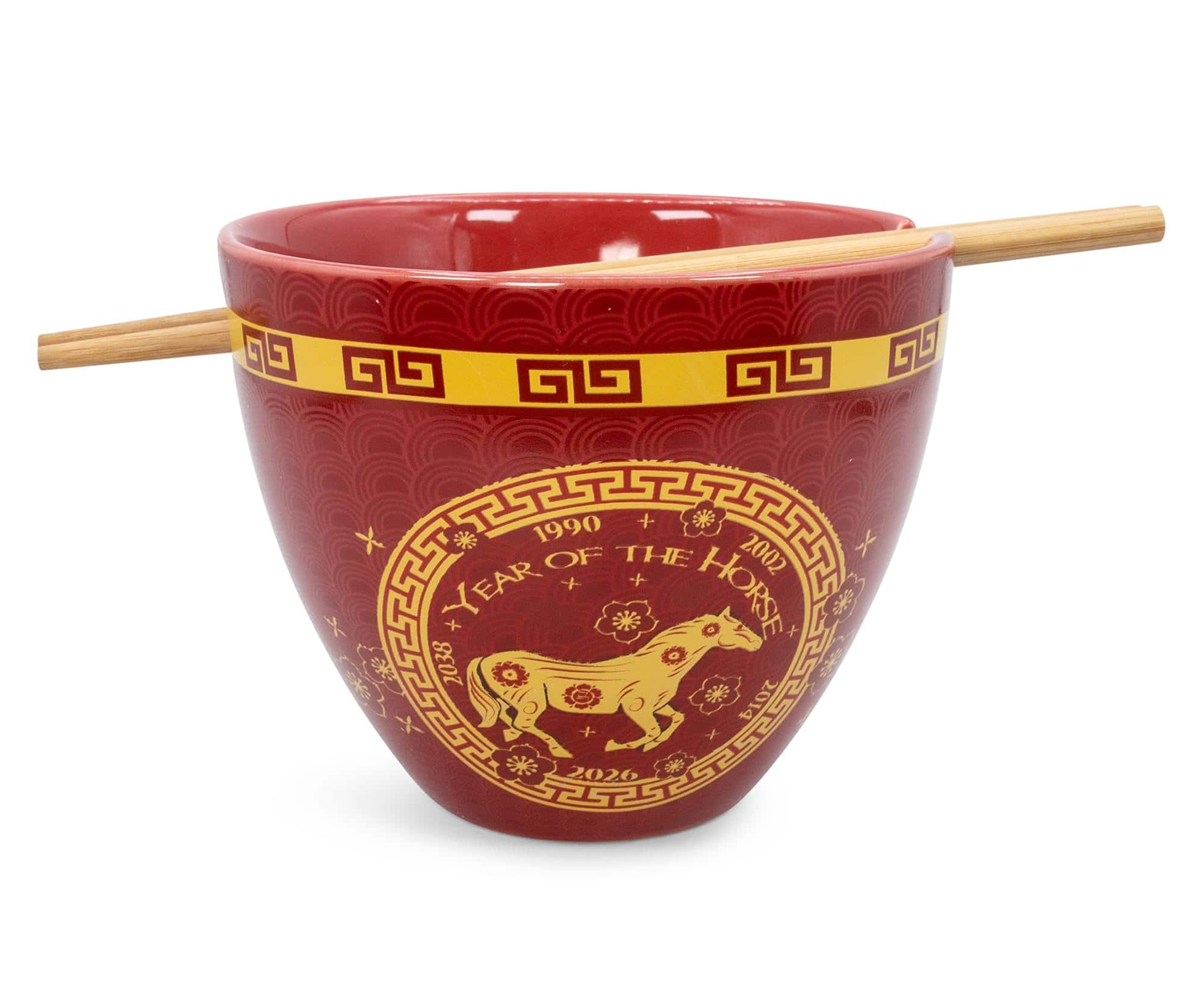 Boom Trendz - Year Of The Horse Chinese Zodiac 16-Ounce Ramen Bowl and Chopstick Set - Red price history on PriceWatchPro