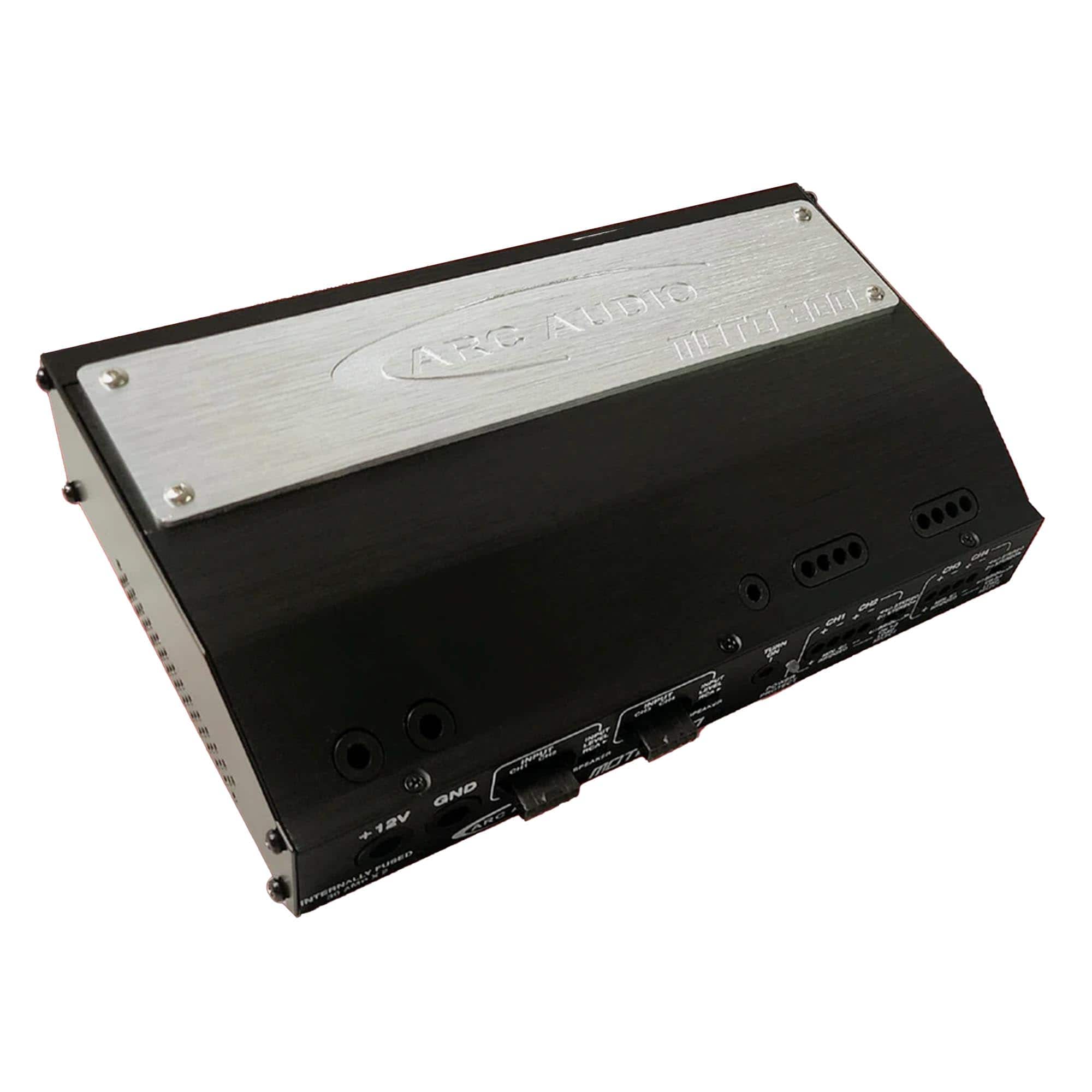 ARC Audio - MOTO-800 4 Channel 800 Watt Motorcycle Amplifier - Black/Gray