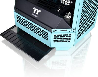 Thermaltake The Tower 300 Micro ATX PC Case Turquoise CA-1Y4 Thermaltake The Tower 300 Micro ATX PC Case Turquoise CA-1Y4
