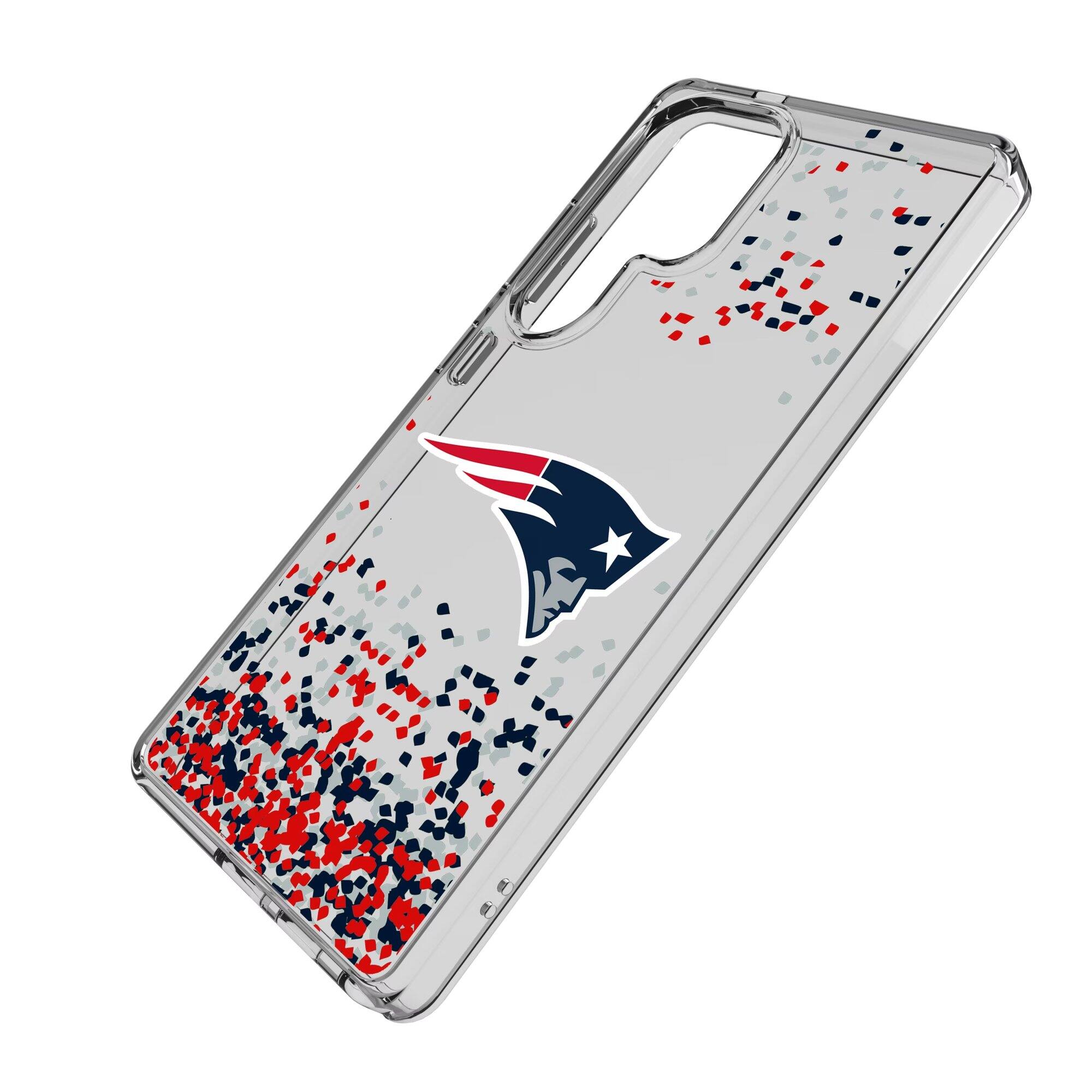 Alt View 1. Keyscaper - Galaxy Clear Case with Confetti Design - S23 Ultra - Multicolor.