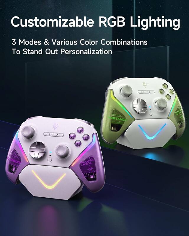 Customizable RGB Lighting  
3 Modes & Various Color Combinations To Stand Out Personalization